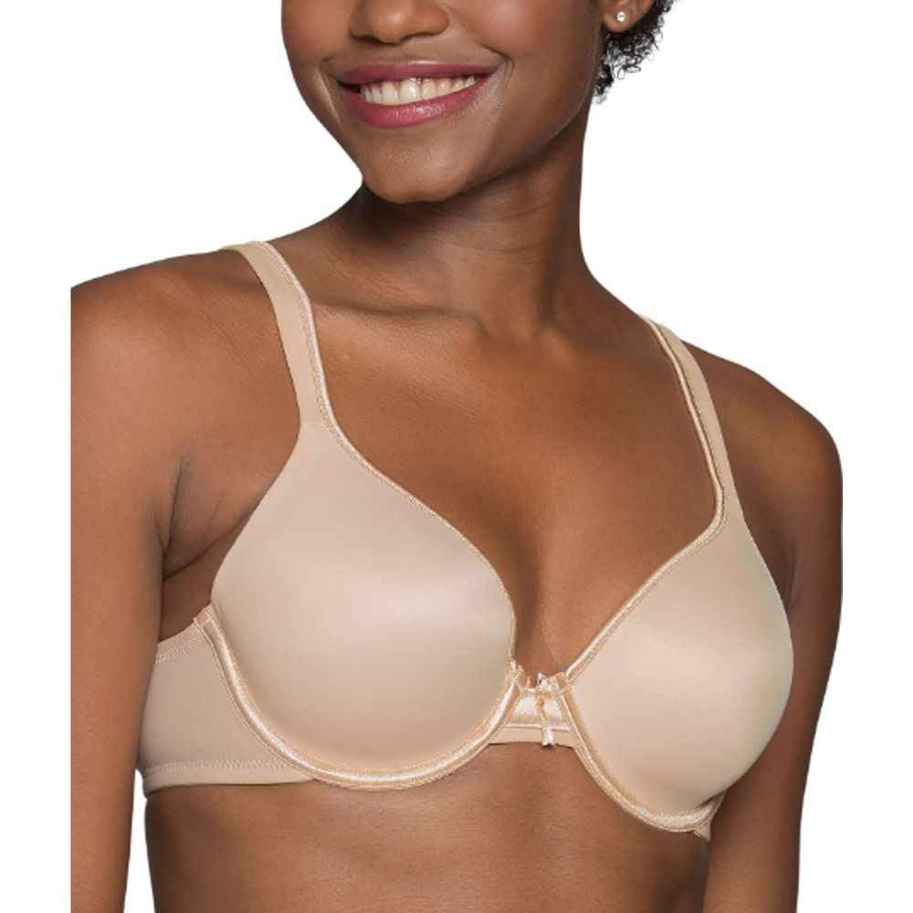 Vanity Fair Body Caress Tan‎ Full Coverage Underwire T-Shirt Bra Size 36D